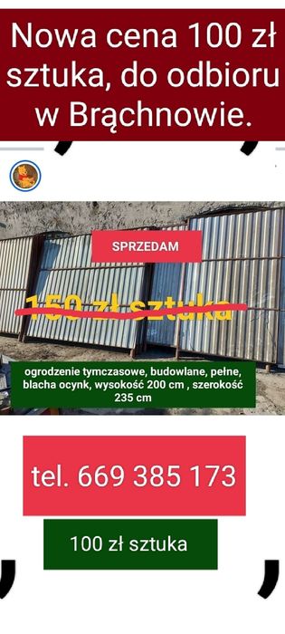 Blacha, panele ogrodzeniowe