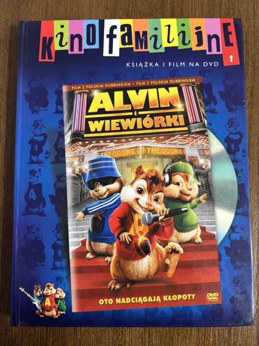 Alvin i wiewiorki plyta dvd.