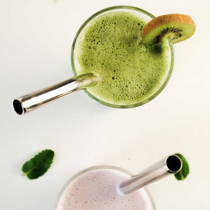 Conjuntos de Palhinhas Reutilizáveis para Smoothies e Sumos