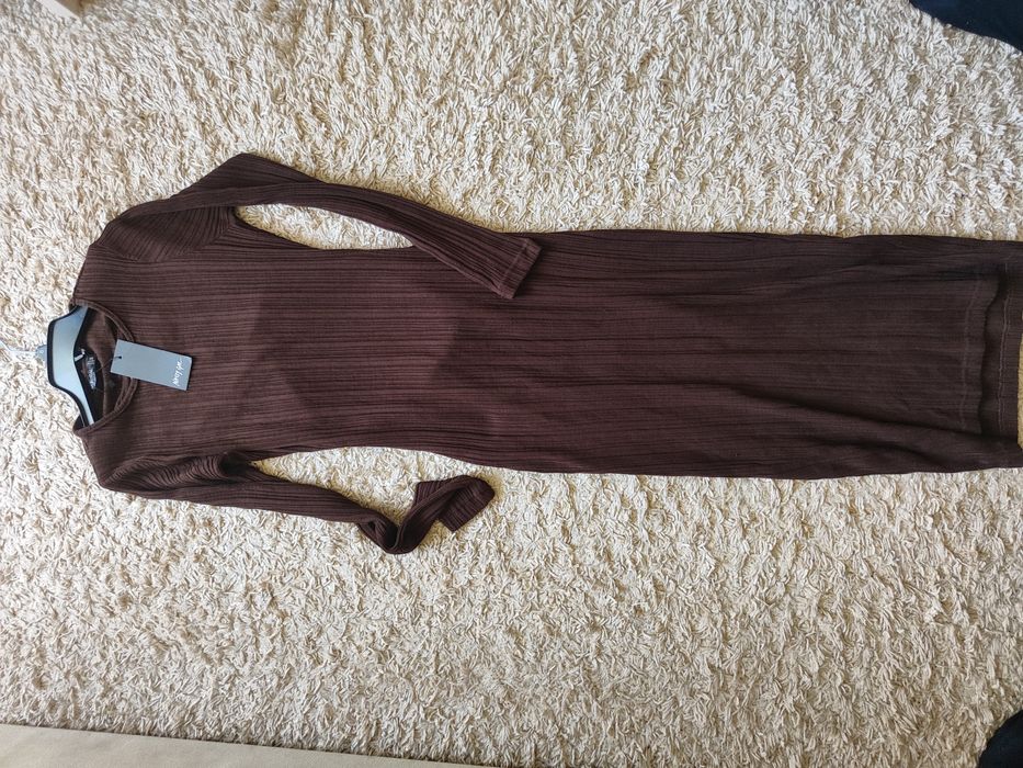 Жіноча сукня midi, жіноче шоколадне плаття