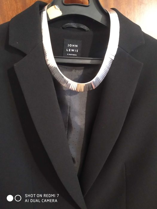 Gargantilha   e   Colar    de   21   fios   em  prata  de   19,25Kt.