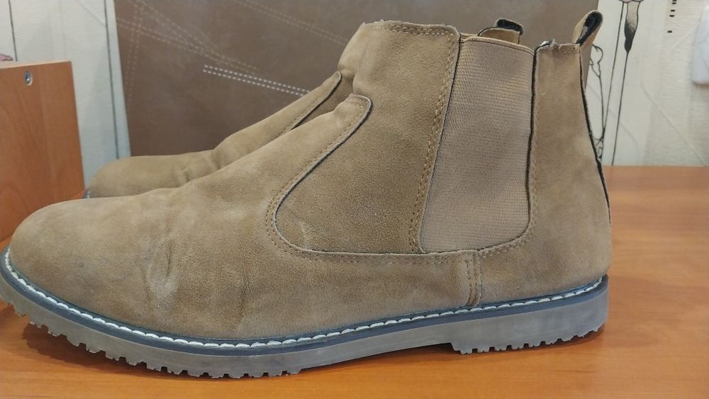 Продам мужские кожаные демисезонные полуботинки   La Familia.