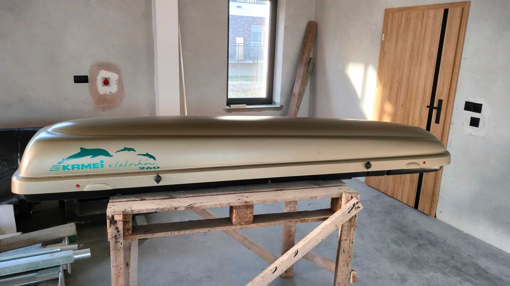 Box dachowy trumna kamei 260 na narty bagażnik