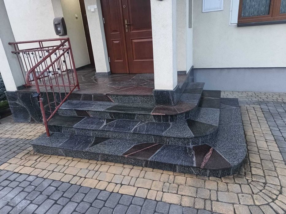 Cięty kamień polny Układanie