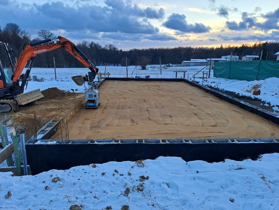 Wynajem minikoparki, prace ziemne, miniładowarka bobcat