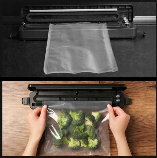 ZGRZEWARKA PAKOWARKA PRÓŻNIOWA maszynka do żywności folii 10 worki