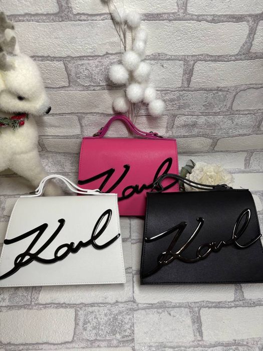 Люкс! Нова жіноча сумка Карл. Женская сумка Karl Lagerfeld. Подарок