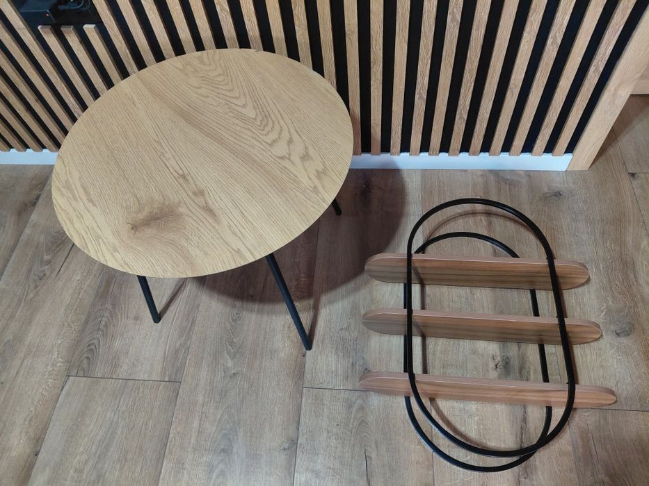 Stolik oraz półka loft