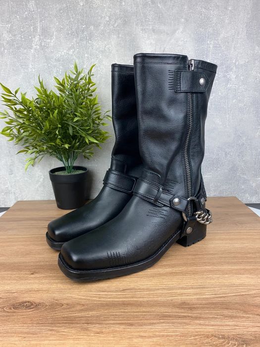 Skórzane kozaki Zadig & Voltaire Igata r. 40 - premium design,