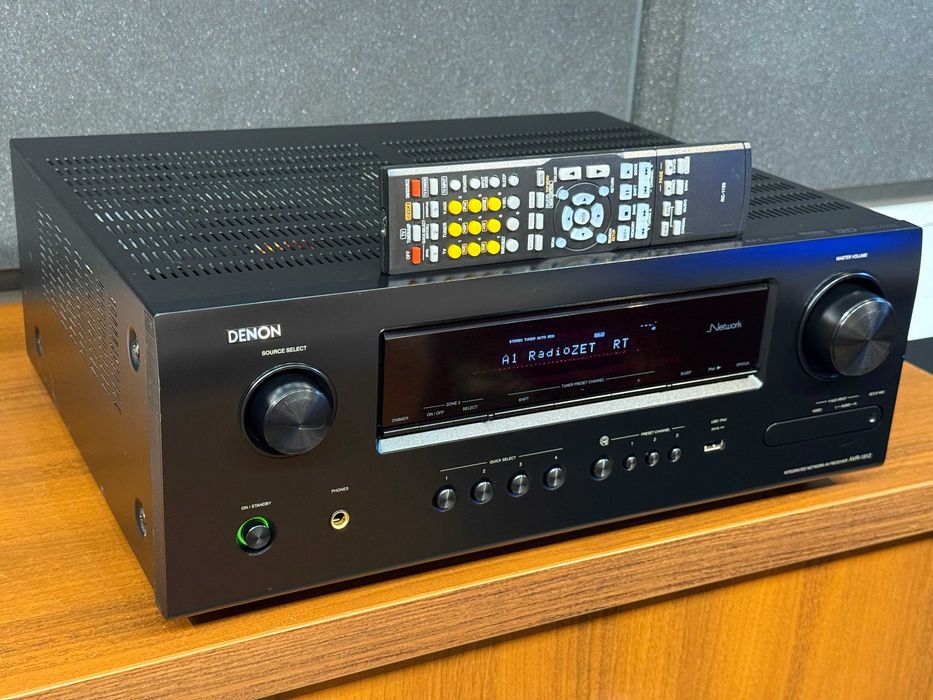 Amplituner 7.1 - DENON AVR-1912 +Pilot - Bluetooth USB HDMI NET 460wat
