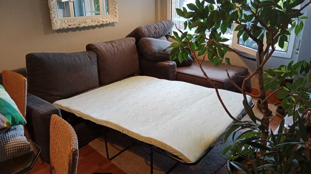 Sofa cama e chaise long