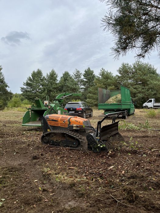 Frezowanie karp usuwanie pni karczowanie karpy pniaki