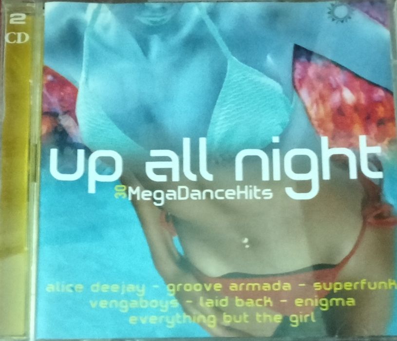 Duplo CD "Up All Night: 30 MegaDanceHits" do ano 2000