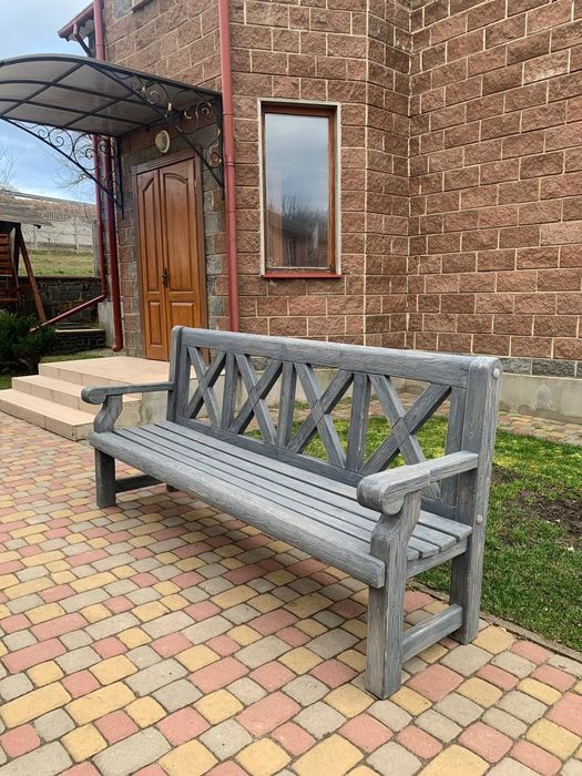 Лавка садова з дерева