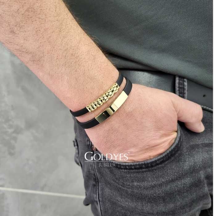 Złota bransoletka próby złota  585 14K