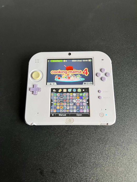 Nintendo 2DS Roxa com 100+ Jogos