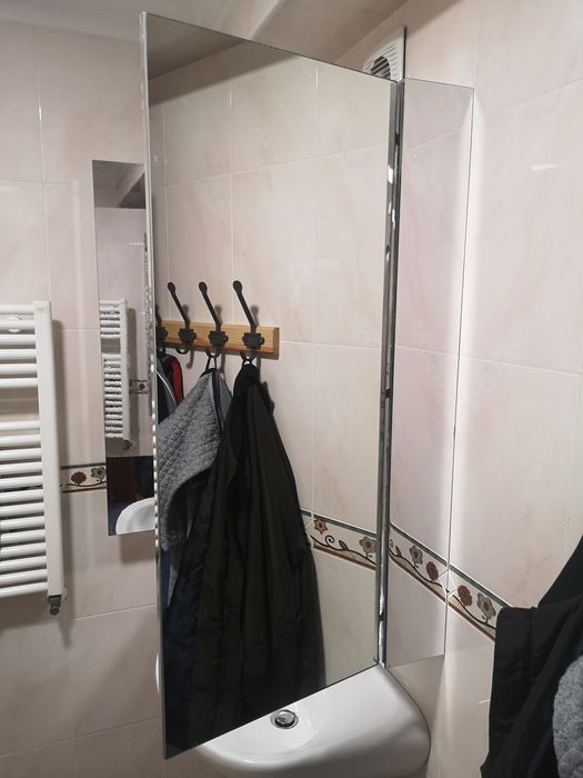 Armario espelado  com portas wc