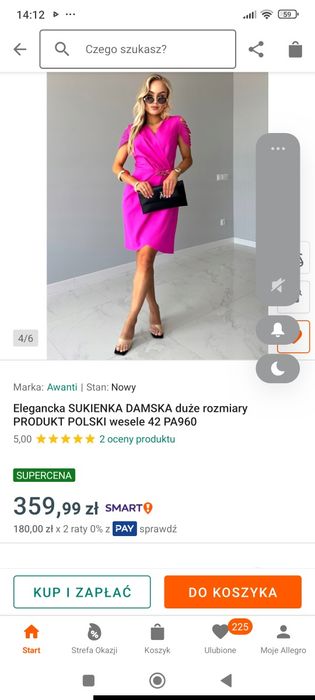 sukienka wesele,komunia rozmiar 42