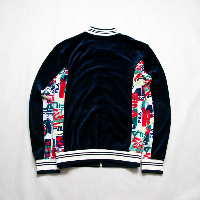 Fila 110 Velour Spencer bluza welurowa M