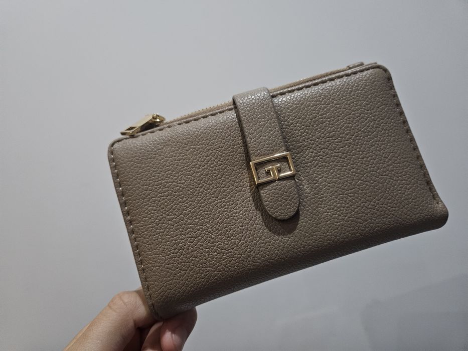 Carteira Bege/ Castanho