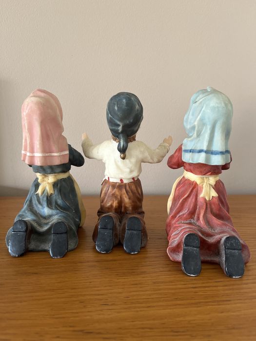 Três Pastorinhos de Fatima, 14 cm, marfinites LF
