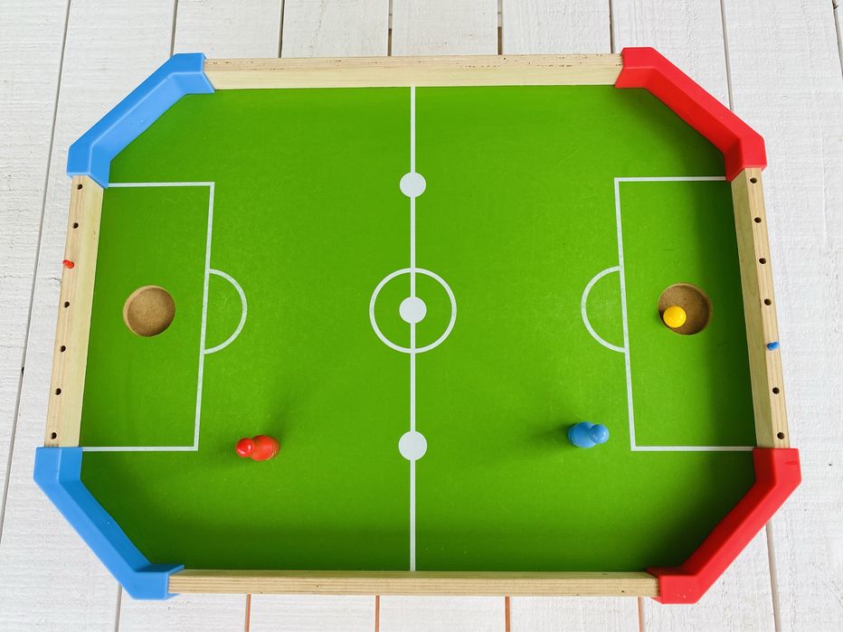 Jogo de Futebol de Mesa em Madeira | Portátil | Ótimo estado