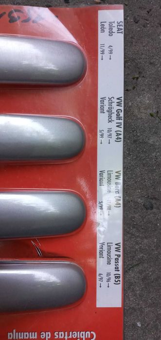 Накладки на дверные ручки Seat, VW Golf, VW Bora, VW Passat