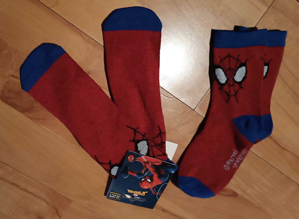 Skarpetki dla chłopca Spiderman rozmiar 27-30 2 pary10 zł