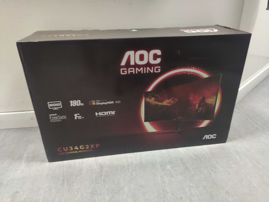 Monitor ultrawide AOC 34 (semi novo)