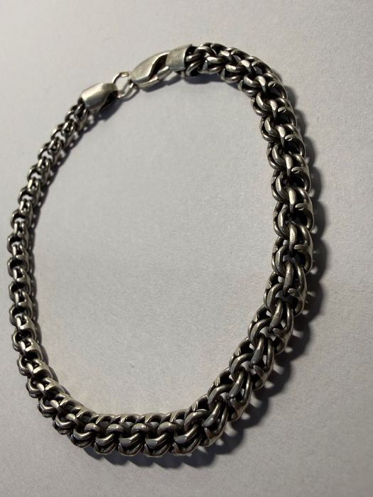 Браслет серебряный 925 пробы вес 18,28грам 23см Бисмарк