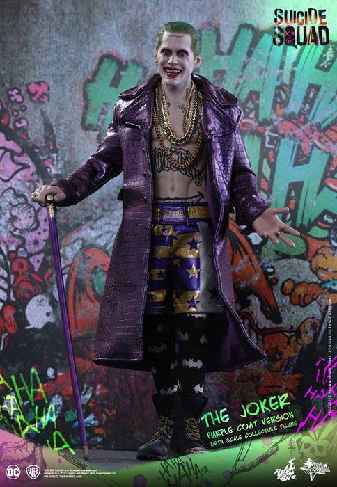 Фигурка 1/6 hot toys mms 382 SUICIDE SQUAD THE JOKER (PURPLE COAT)
