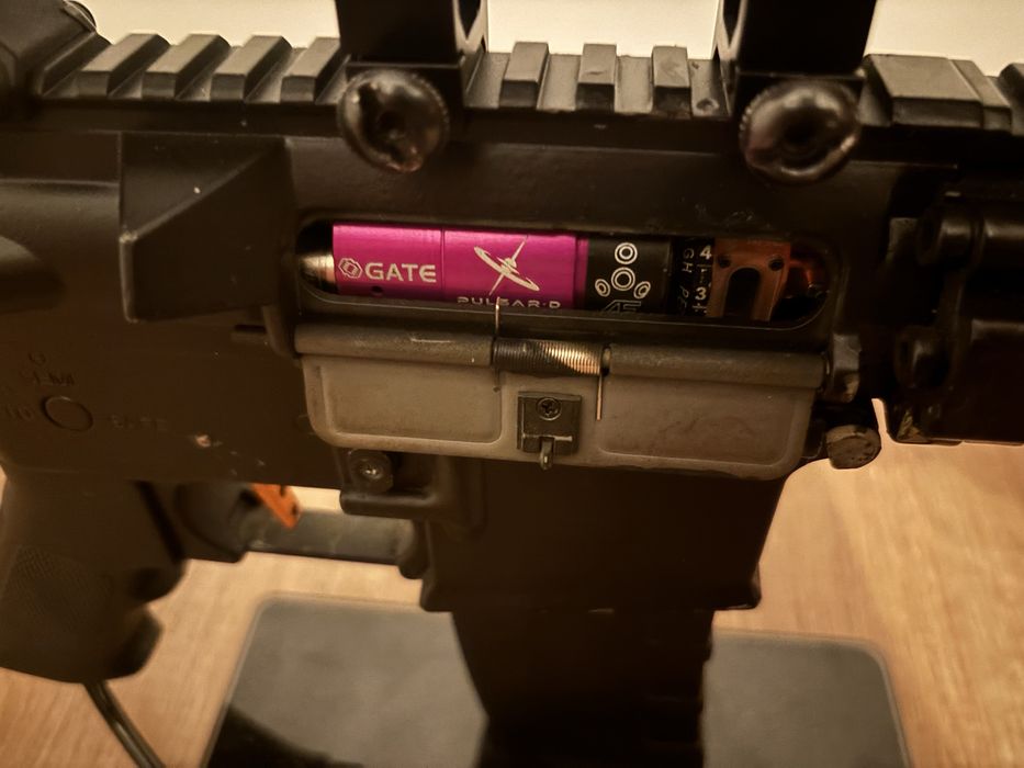 HPA Programavel !AIRSOFT PULSAR D GATE DANIEL DEFENSE MK18 HPA - PRETA