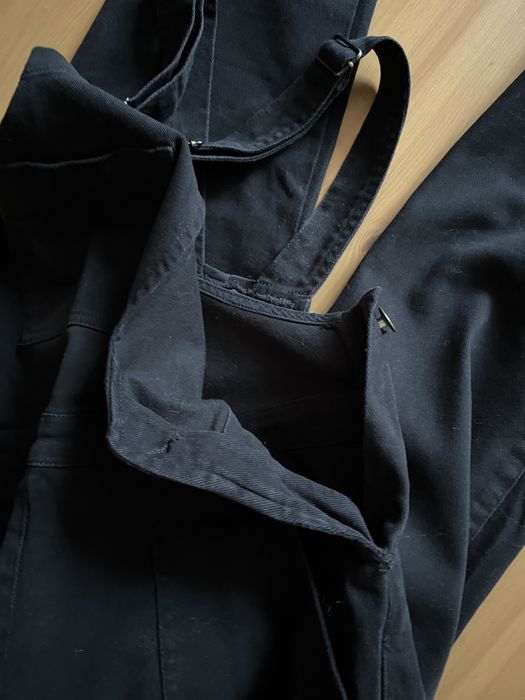 Spodnie ogrodniczki M czarne Assos