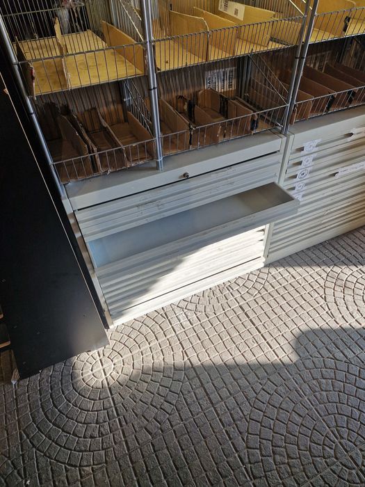 Szafa metalowa na mapy, rysunki A1+ 98x80cm wys. 86cm 10 szuflad 2 SZT