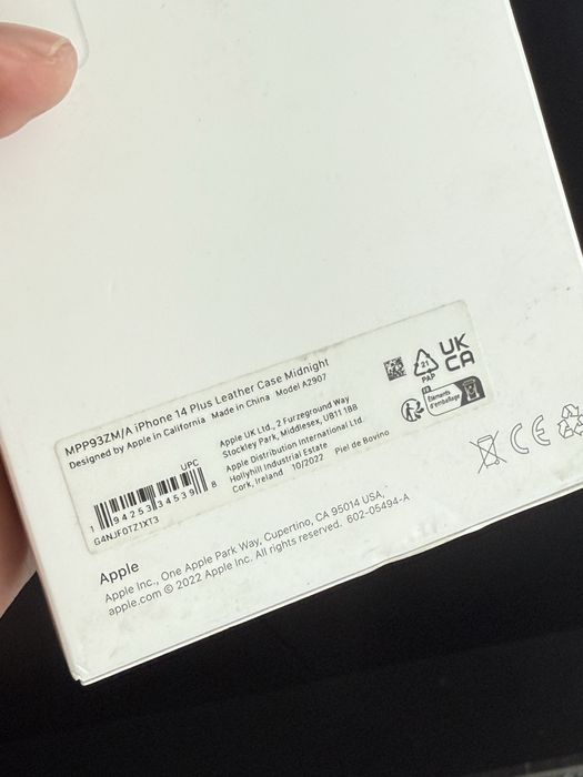 Capa Apple Iphone 14 Plus Leather NOVA ORIGINAL