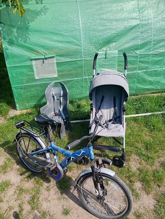 Spacerówka+ siodełko na rower + rower