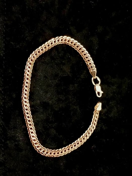 Браслет Діамант золото 585  18,5см 5,11 г