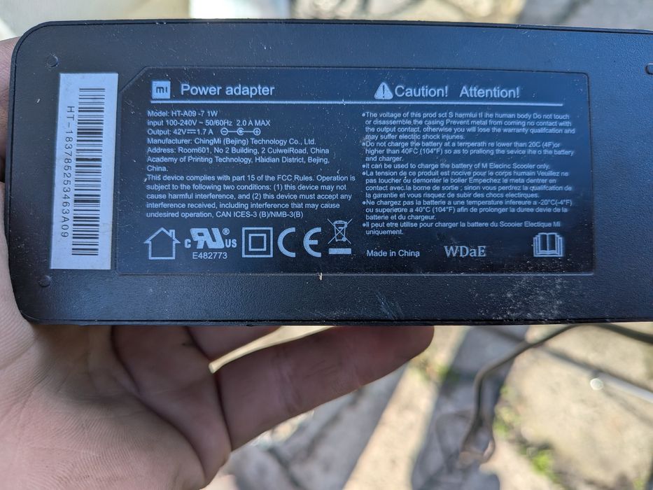 Hulajnoga elektryczna Xiaomi 1 na części