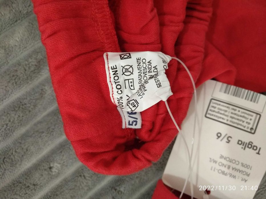 Піжама Італія пижама Италия  Maristella 5-6 років на подарунок подарок