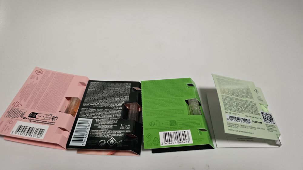 Zestaw 8 mini zapachow damskich. Nowości.