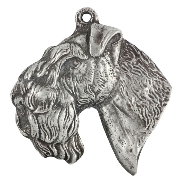 Kerry Blue Terrier brelok posrebrzany Art-Dog