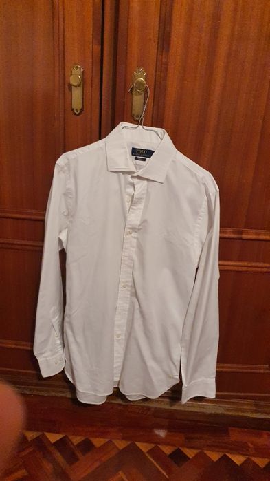 Camisa branca Polo Ralph Lauren