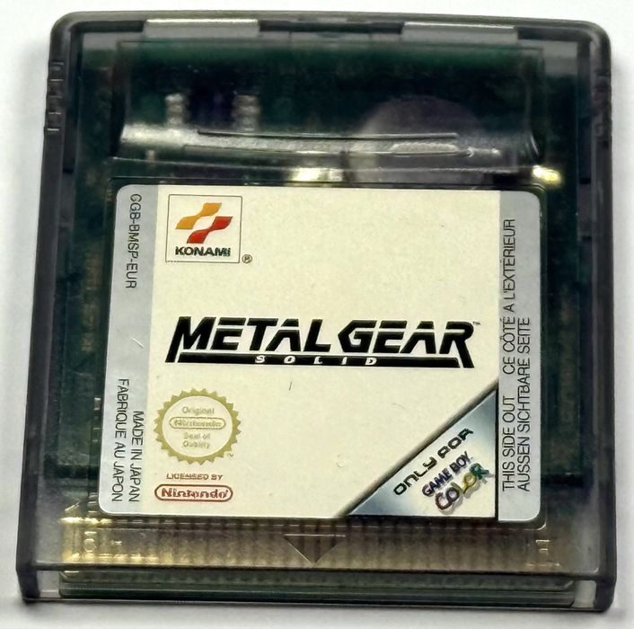 Metal Gear Solid Nintendo Game Boy Color