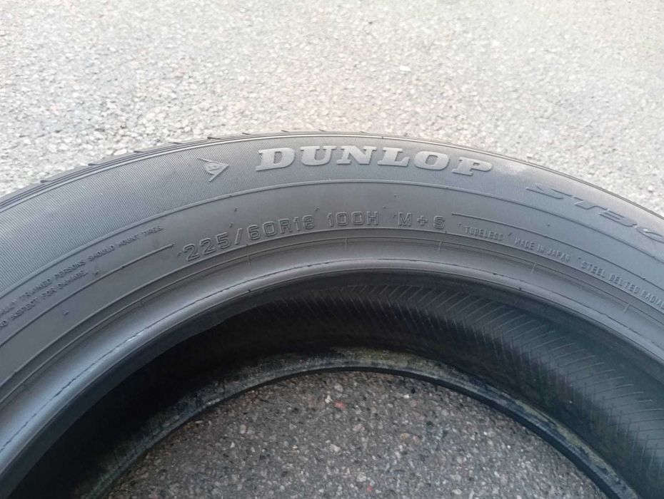 R18 225/60 100H шини 4шт всесезон Dunlop GrandTrek з авто яке приїхало з америки