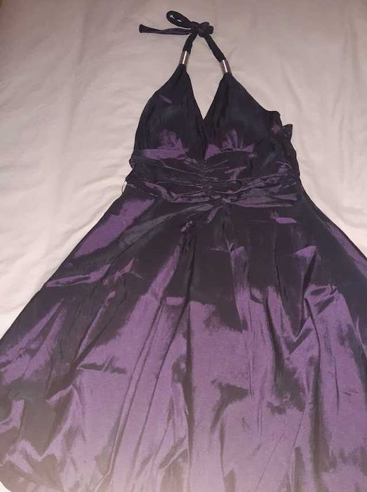 Vestido curto c/ laço