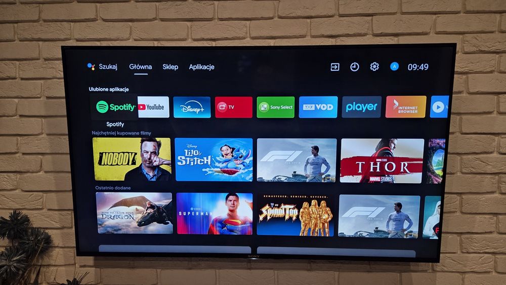 Telewizor 55", Sony Bravia 4K