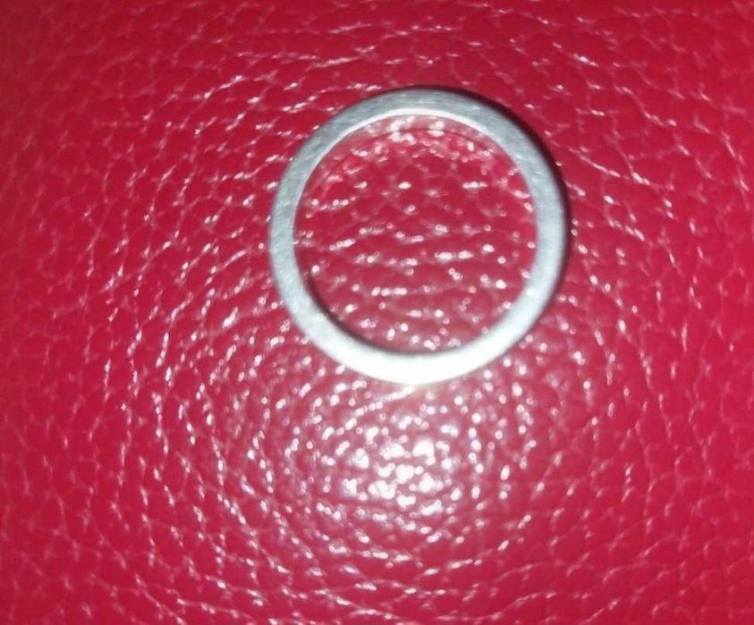 Obrączka srebrna damska