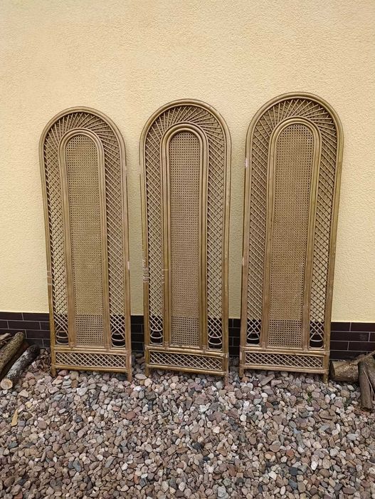 Parawan ratanowy 3 panele