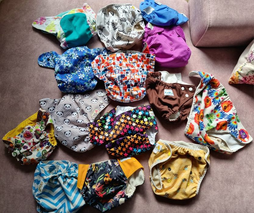 14 pieluszek otulaczy wielorazowych