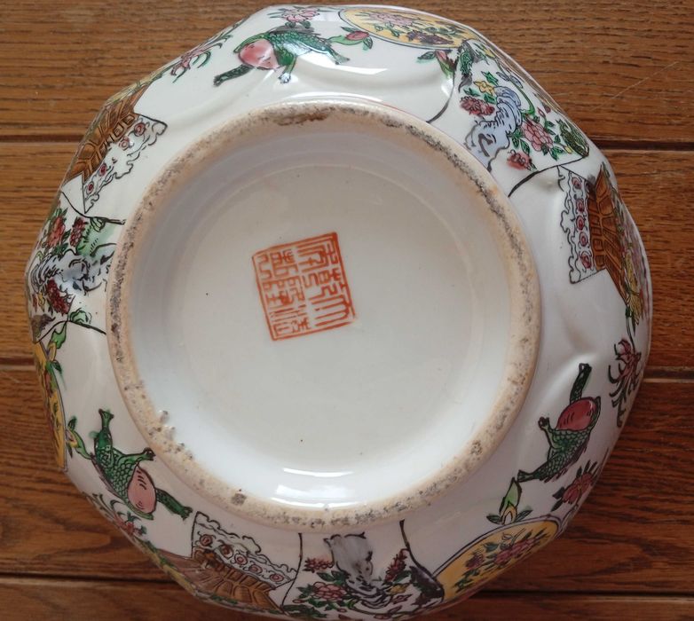 Duza chinska zabytkowa porcelanowa misa